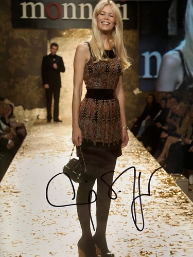 Claudia schiffer autografo - -,