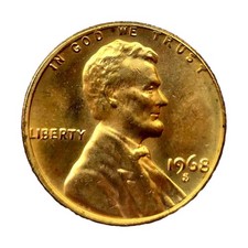 1968 S Lincoln Penny L & IN