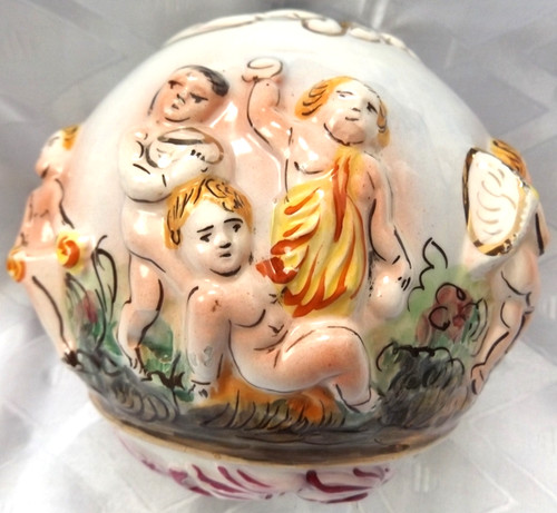 Antica lampada ceramica