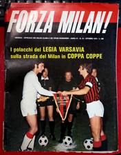 FORZA MILAN - N° 10 - OTTOBRE 1972 - LEGIA VARSAVIA COPPA COPPE -