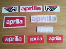 Kit adesivi carena Aprilia SR 50 92 93 94 95 96 scritte logo varie forme vintage