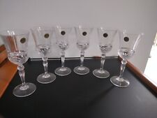 6 Calici Royal Crystal Rock - Aurea - Cristalleria Artistica La Piana