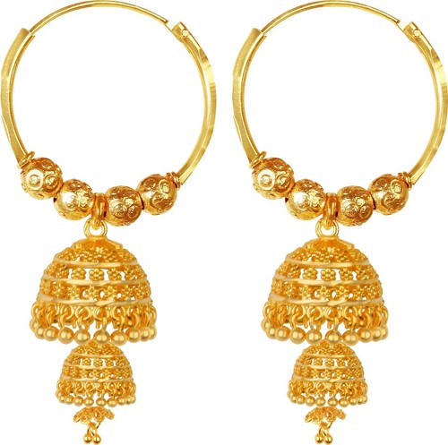 Orecchini jhumki tempio - jhumki,