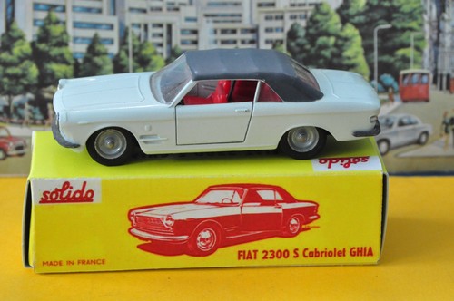 Solido fiat 2300 - fiat, cabriolet