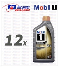 12 LITRI 12LT OLIO MOTORE MOBIL 1 FS 0W-40 ACEA A3/B3, A3/B4 API SN/SM