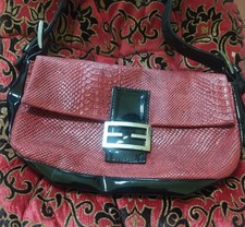 borsa baguette rossa