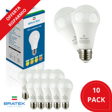 10PZ Lampadine LED E27 Luce