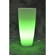 Vaso luminoso tondo resina
