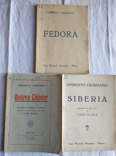 Umberto giordano lotto 3 - di,