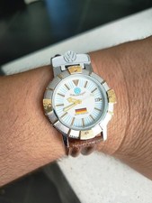 Orologio Volkswagen Originale Vintage Anni 80 Con Bandiera Tedesca Raro 