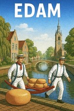 AFFICHE   POSTER EDAM PAYS BAS