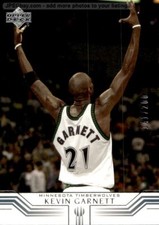 card NBA UPPER DECK 2002 KEVIN GARNETT TIMBERWOLVES 141/200 #G1