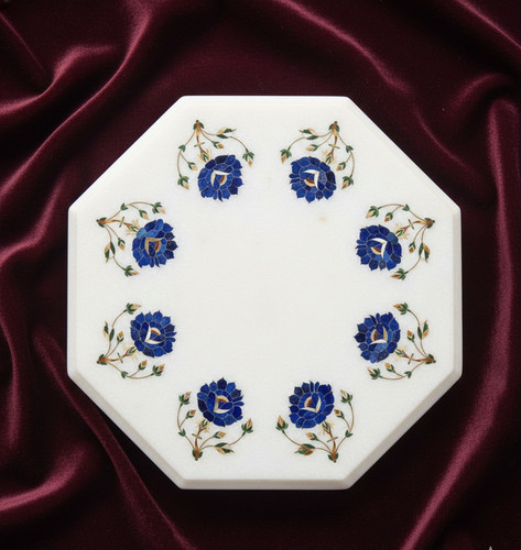 Tavolino lapislazzuli floreale - tavolino,
