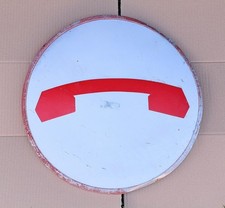 Insegna tabella Telefonica Telefono Sip Anni 80/90  mono facciale vintage epoca