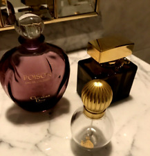 3 bottigliette profumo originali POISON  di C. DIOR, GUCCI, LANVIN da collezione