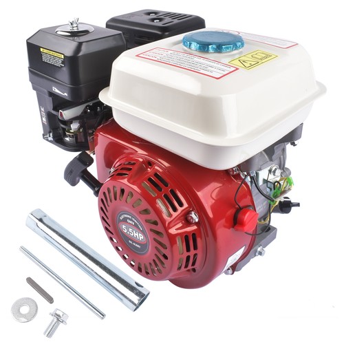 Red pullstart gasoline - red, engine