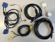 Stock cavi connettori adattatori video vintage PC - VGA S-Video BNC RCA SVHS