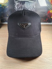 Cappellino baseball Prada nero