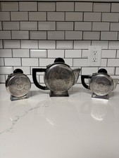 Bollitore tè piatto argento