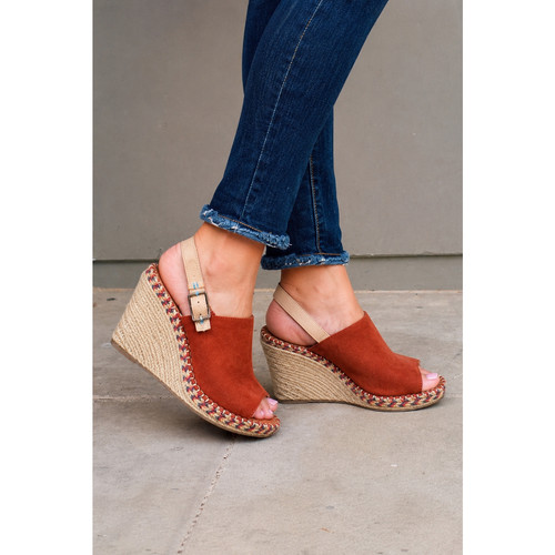 Sandali con zeppa - , toms