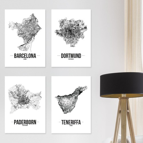 Juniwords poster città a - juniwords, "città