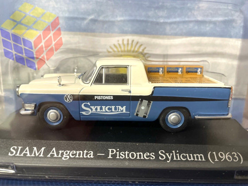 Coche siam argenta - argenta, pistones