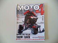 MOTO4 1/2009 YAMAHA GRIZZLY 550 FI PLUS/HONDA TRX 700 XX SNOW TRACK