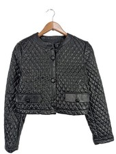 ZARA Giacca in ecopelle Donna