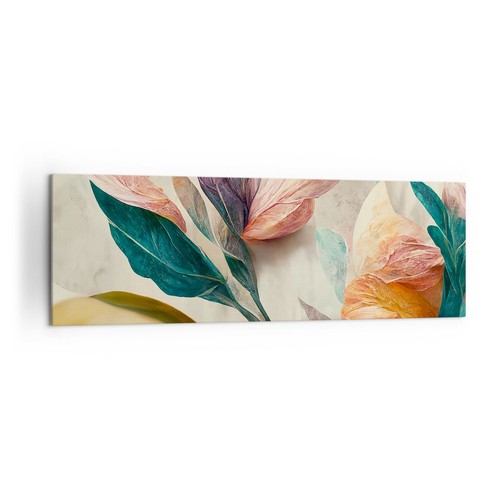Quadro tela 160x50cm - 160x50cm, fiori