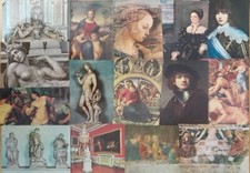 STOCK DI 300 CARTOLINE SUL TEMA ARTE A BASSO COSTO- QUADRI, SCULTURE, MOSAICI...