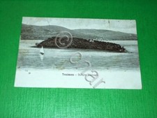 Cartolina Trasimeno - Isoletta Baldeschi 1900 ca
