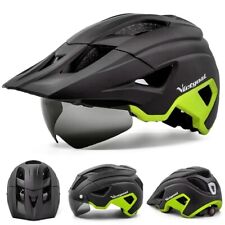 Casco Bici LED Con Visiera
