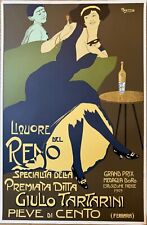Remo Branca - Poster pubblicitario - Liquore del Reno - BID NOW ! OFFRI ORA