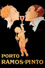 Poster Manifesto Locandina Pubblicità Vino Porto Ramos Stampa Formato 40x50 Cm.