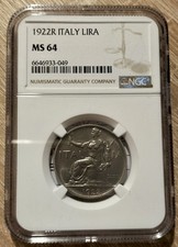 Buono Da 1 Lira 1922  NGC MS