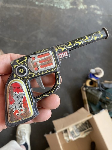 Gioco latta pistola epoca - gioco,