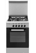 Cucina a gas glem gas 4 fuochi Classe A-Inox AE55MI3