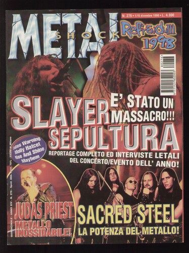 Metal shock 276 1998 slayer - metal, 276/1998
