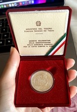 500 LIRE 1989 LOTTA CONTRO IL CANCRO ARGENTO SILVER FIOR DI CONIO UNC