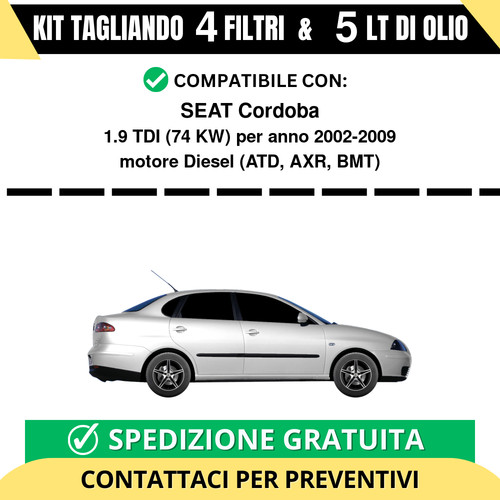 Tagliando per seat cordoba - per,
