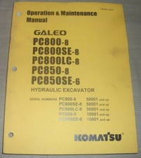Komatsu PC800-8 SE-8 LC-8