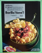 Pubblicita'Advertising Werbung Vintage BARILLA/RINO PRESOTTO camera 1969 (A17)