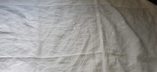 Lenzuolo Misto Lino Con Ricami