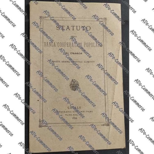 Statuto della banca - statuto,