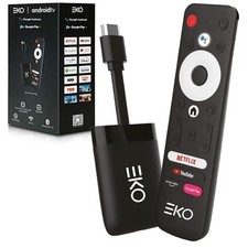 EKO TV STICK 4K ULTRA HD TELECOMANDO ANDROID 10 TV HDMI 8GB CHROMECAST HDR10