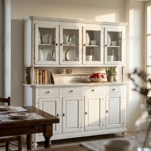Credenza con vetrina - credenza,