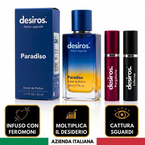 Desiros paradiso profumo uomo - desiros,