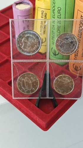 Serie euro san - euro, marino