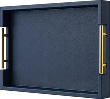 Servizio caffettiera blu navy