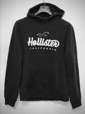 Felpa Hollister California Vintage Unisex Tg M | Nera Jacket Retro Casual